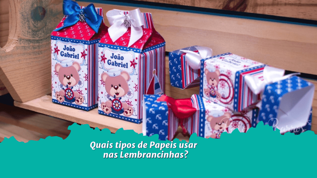 6 types of paper for children's party favors 9 Paper for party favors