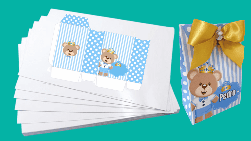 6 types of paper for children's party favors 2 Souvenir papers