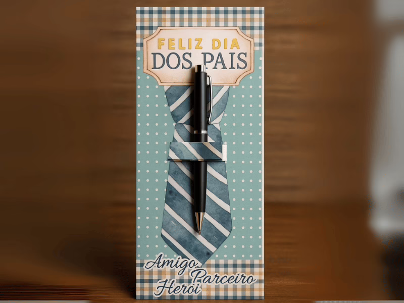 Etiqueta para bolígrafo para el Día del Padre