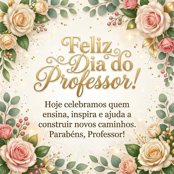30 Mensagens de Feliz Dia do Professor para WhatsApp (2026) 5 Mensagem de Feliz dia do professor 2026