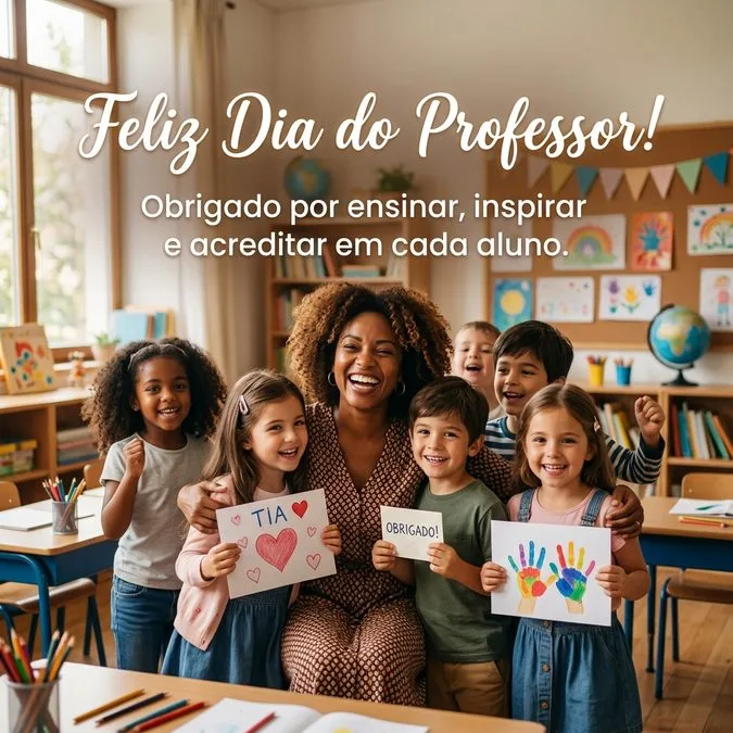 30 Mensagens de Feliz Dia do Professor para WhatsApp (2026) 2 Feliz dia do professor para pre escola