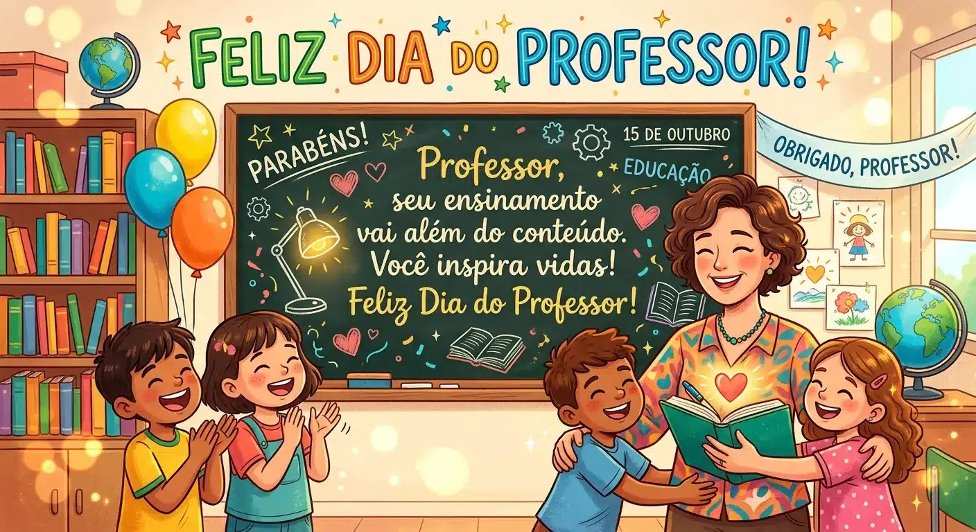 mensagem de feliz dia do professor