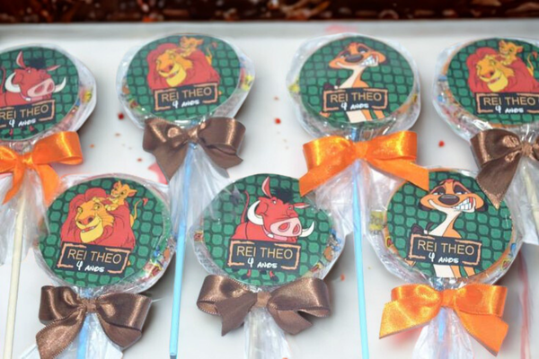 Lembrancinha de volta as aulas para educação infantil: Pirulito Personalizado! 4 pirulitos personalizados para festa infantil