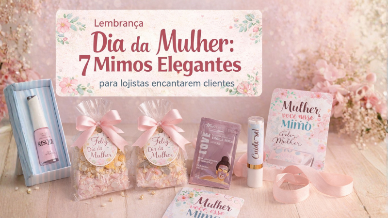ideias de lembrancinhas para dia da mulher para lojistas