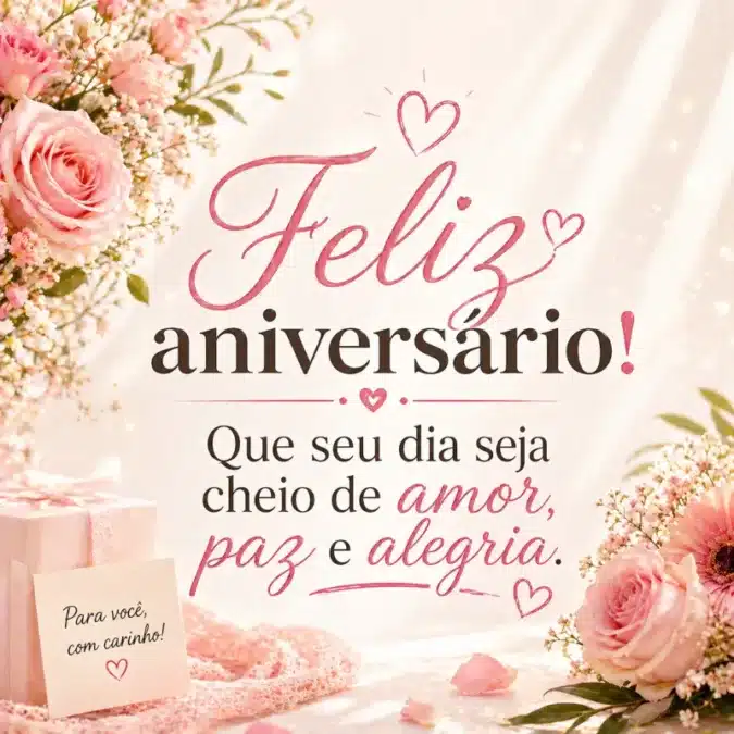 Imagem de feliz aniversário para WhatsApp: 10 opções lindas para baixar! 2 Imagem de feliz aniversário para WhatsApp