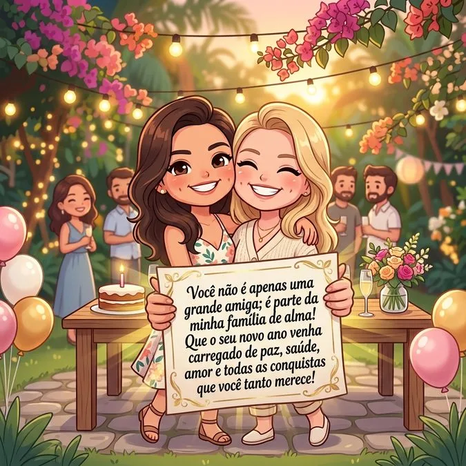 30 mensagens de aniversário para amiga no WhatsApp para emocionar 5 Mensagens de aniversário para amiga especial