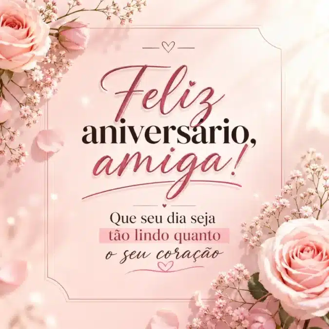 30 mensagens de aniversário para amiga no WhatsApp para emocionar 2 Frases curtas e textos pequenos de aniversário para amiga