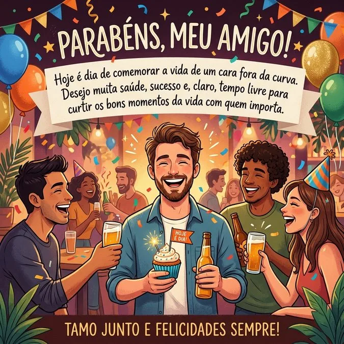 107 mensajes de «Feliz cumpleaños» para WhatsApp 8 Mensaje de cumpleaños para un hombre