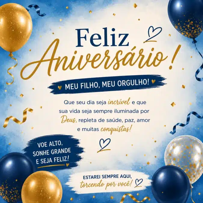 Mensagem de Aniversário para Filho: palavras que saem do coração 7 mensagem de feliz aniversario para filho adolescente