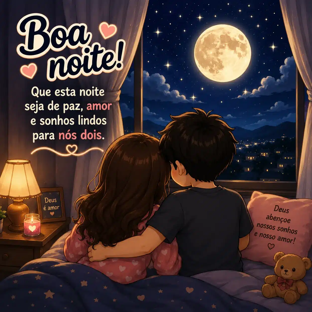 Mensagens de Boa Noite: Frases Lindas para Compartilhar no WhatsApp em 2026 5 Mensagem romântica de boa noite