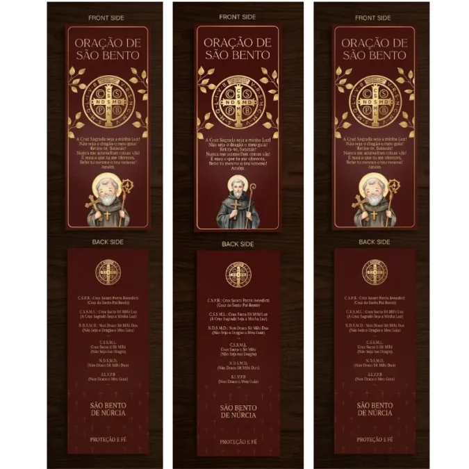 Baixar marcadores de pagina orcao de sao bento