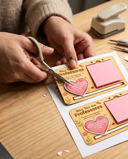 Lembrancinha Dia dos Professores com post-it para fazer em casa 6 como fazer uma lembrancinha para o dia do professor em casa