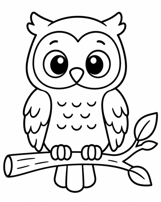 60 Desenhos para Colorir: Modelos Lindos para Imprimir, Pintar e Desenhar 25 desenho de coruja
