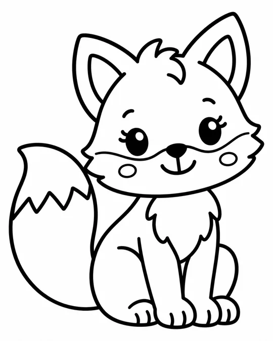 60 Desenhos para Colorir: Modelos Lindos para Imprimir, Pintar e Desenhar 20 desenho de raposa para colorir