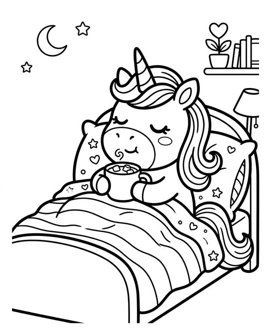 60 Desenhos para Colorir: Modelos Lindos para Imprimir, Pintar e Desenhar 6 desenho para desenhar unicornio