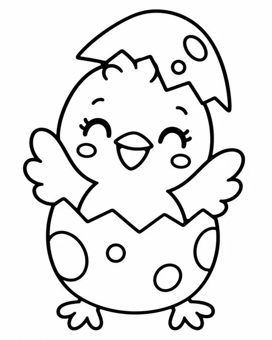 60 Desenhos para Colorir: Modelos Lindos para Imprimir, Pintar e Desenhar 31 desenhos para desenhar facil e bonito animais da fazenda pintinho anarelinho