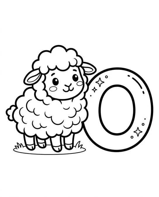 60 Desenhos para Colorir: Modelos Lindos para Imprimir, Pintar e Desenhar 46 letra o para colorir