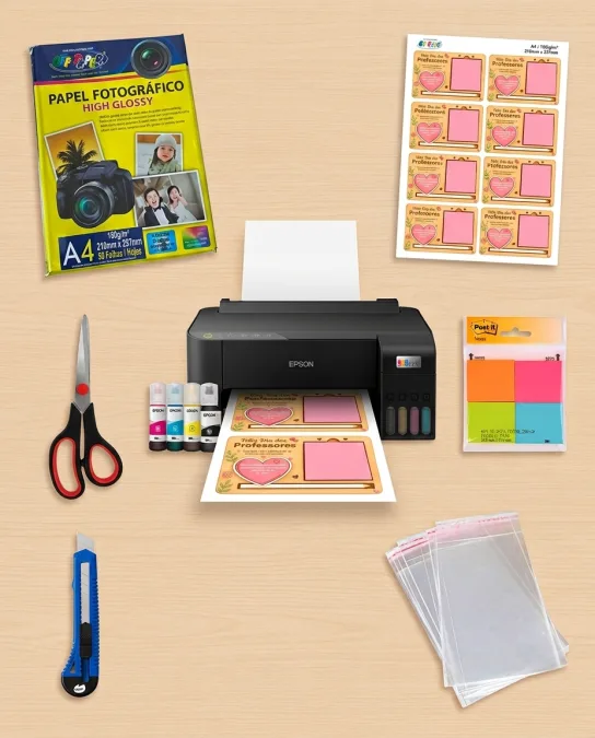 Lembrancinha Dia dos Professores com post-it para fazer em casa 5 materias para fazer lembrancinhas para o dia do professor.