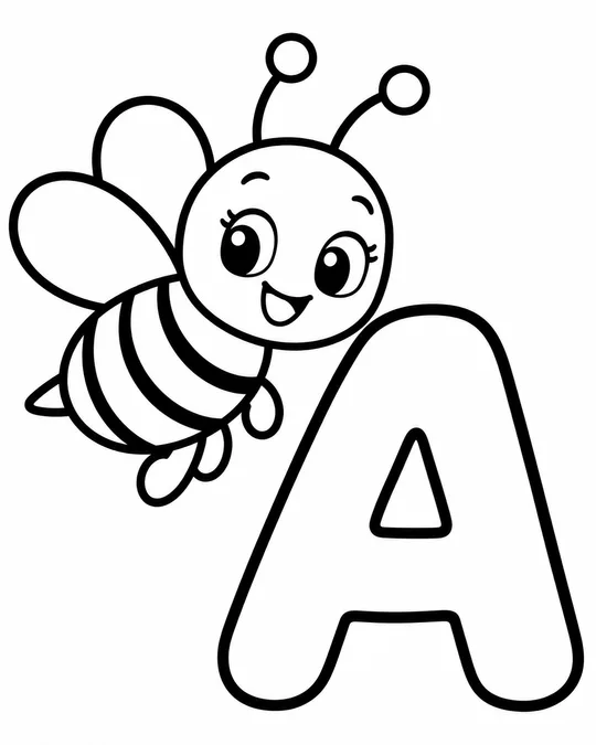 60 Desenhos para Colorir: Modelos Lindos para Imprimir, Pintar e Desenhar 43 vogal para colorir letra a atividade alfabetizacao